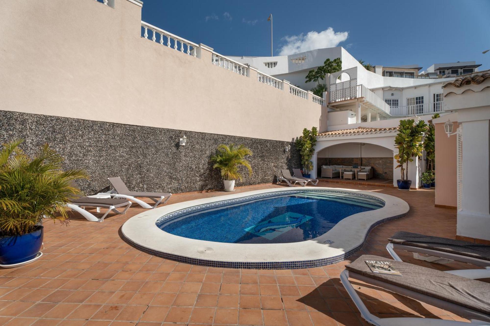 Villa Marbella-Private Heated Pool And Breathtaking View Costa Adeje  Ngoại thất bức ảnh